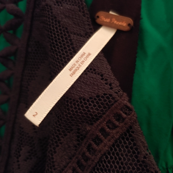 NWT Free People Anastasia Halter Lace maxi - Picture 7 of 7